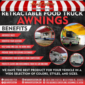 Retractable Food Truck Awnings